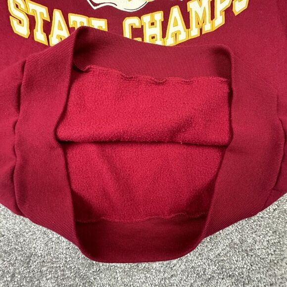 Vintage Wolf G-Man State Champs 1989 Sweatshirt Mens XL Regular Crewneck 90's - Picture 7 of 8